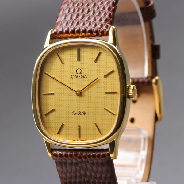 Vintage [Near MINT] Omega De Ville Cal.625 Square Gold Men's MT Watch ...