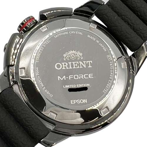 Used] ORIENT M-FORCE RN-AC0L09R M-Force Limited Model Mechanical  Self-Winding Bezel Rubber Belt Orient Domestic Limited 50 Watches Men's  USED-SS | WatchCharts