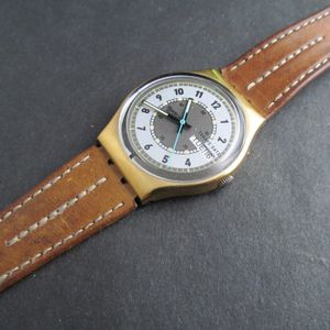 Swatch Irony Aluminum AG 1999 New Battery Hypnotic‎ YMS1003AG 35MM 6.5\