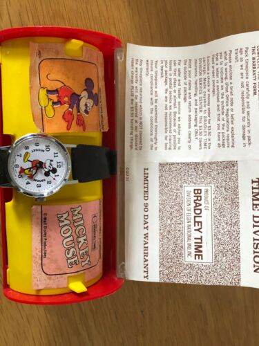 Bradley time division mickey clearance mouse watch