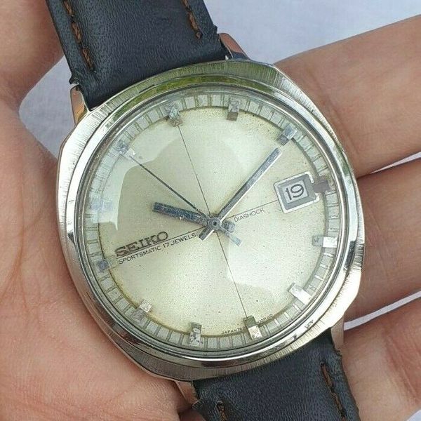Seiko Sportsmatic Super 7625-7010 Crosshair Dial Mens Oct