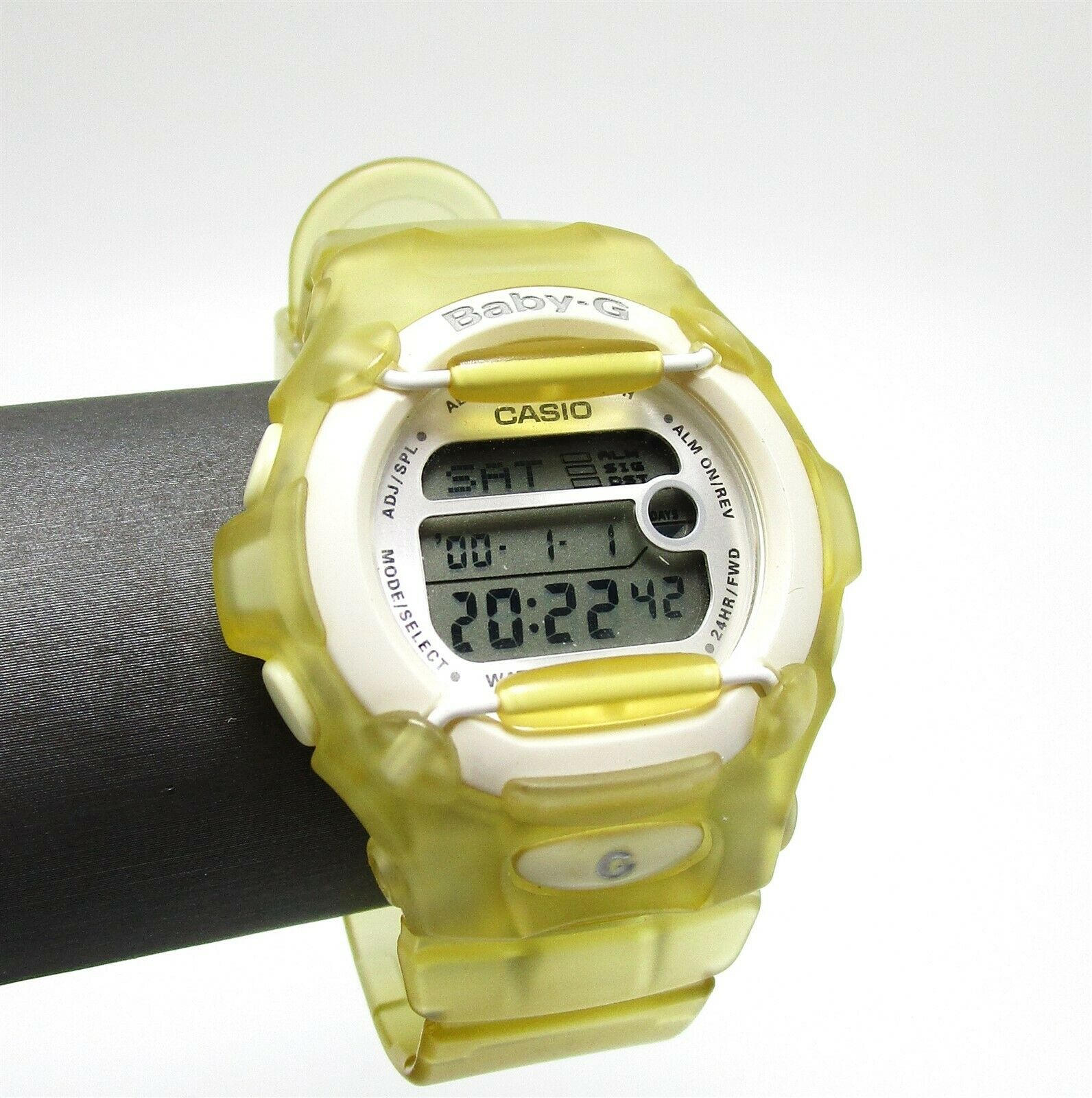 casio baby g yellow
