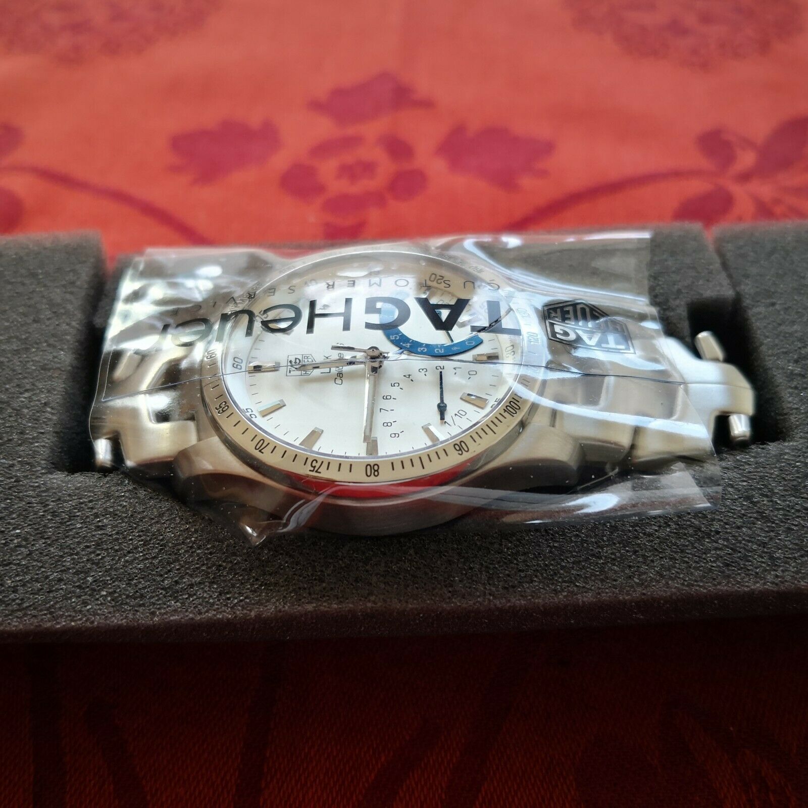 Tag Heuer Link Calibre S Edelstahl Herrenuhr CJF7111 VP: 2250