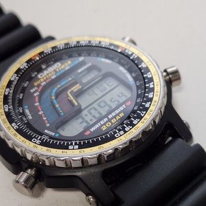 VINTAGE CASIO SURFING TIMER WATCH DW-403 MADE IN JAPAN