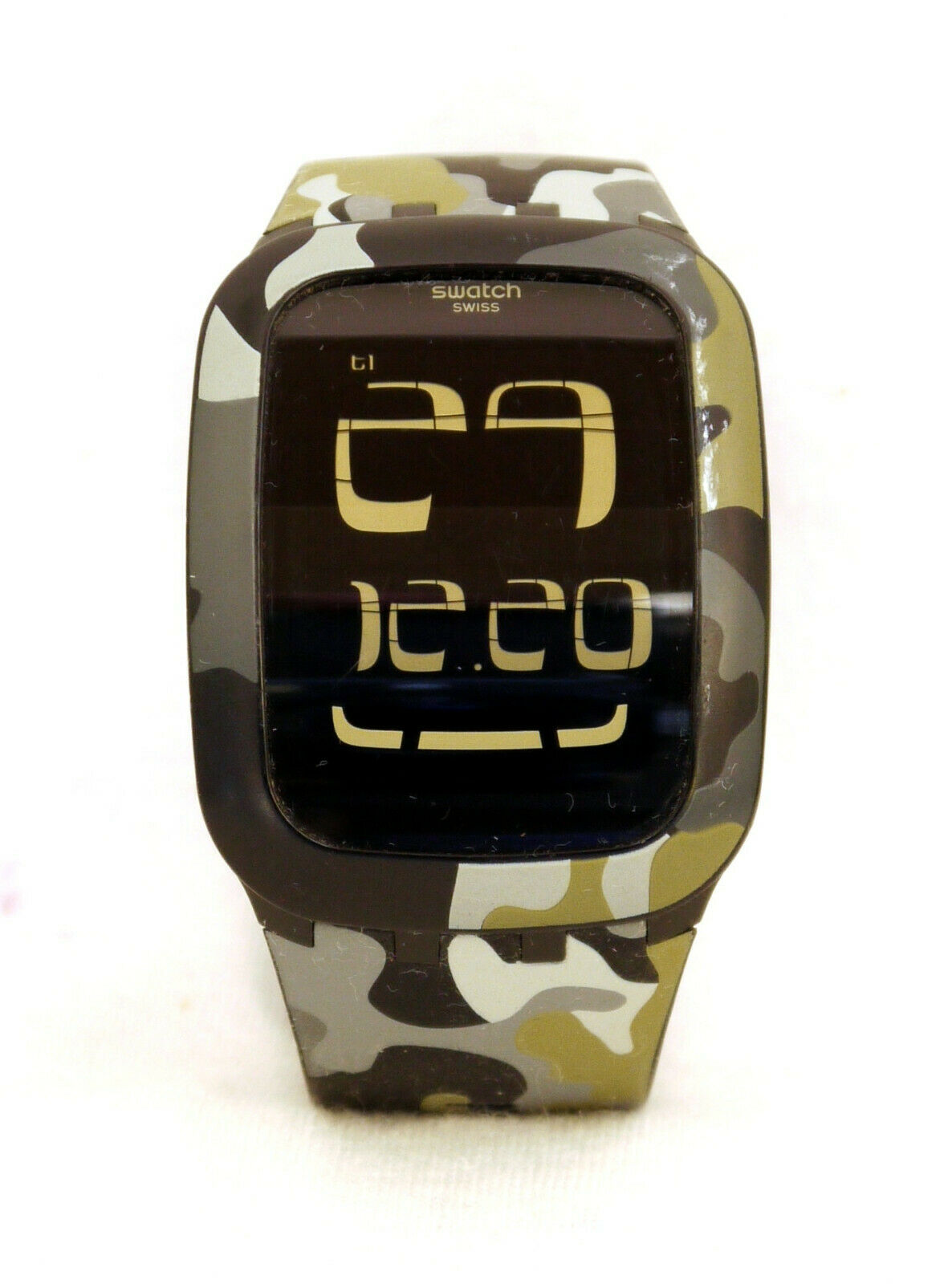 Swatch Touch Camouflage SURB105 Digital Watch - VGC | WatchCharts