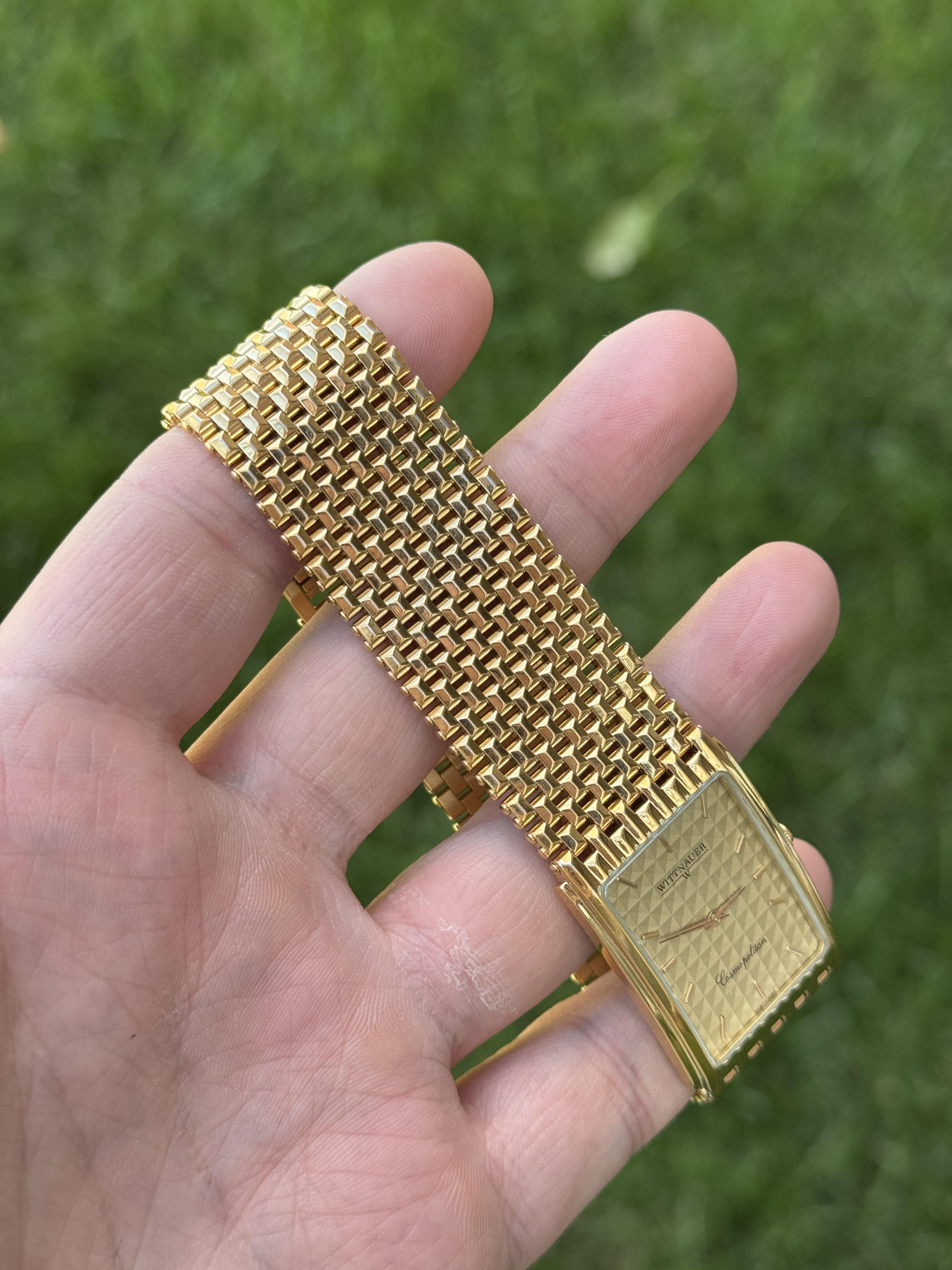 Wittnauer Cosmopolitan Gold-plated Unisex Watch in EUC WTS] Wittnauer Cosmopolitan Gold Plated Quartz Watch - Large  main image 4
