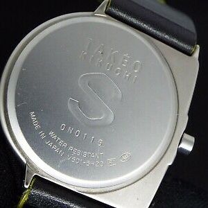 SEIKO VINTAGE NON DIGITAL WATCH JUMP HOUR TAKEO KIKUCHI V501-5H20