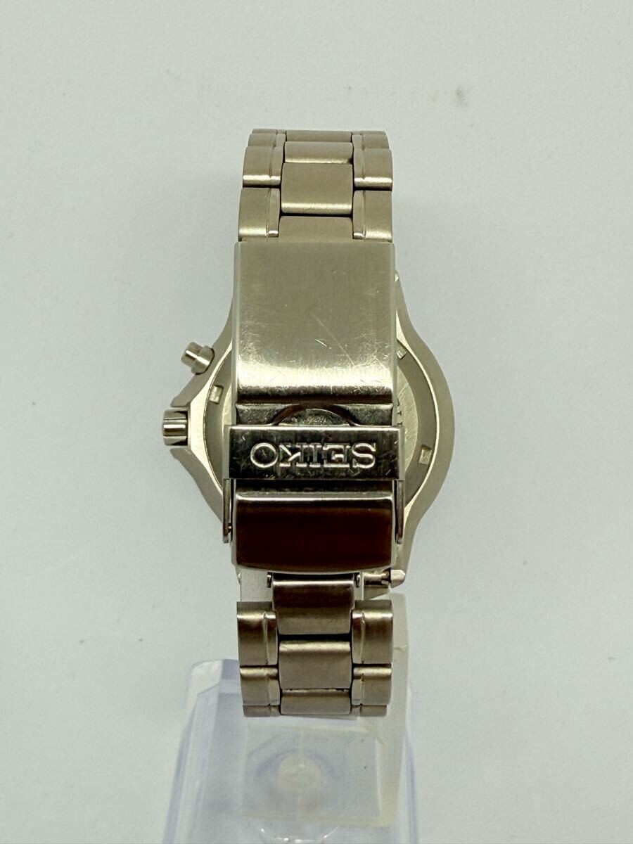 Seiko AGS Scuba 200M 5M43-0A60 All Titanium Quartz Mens Watch