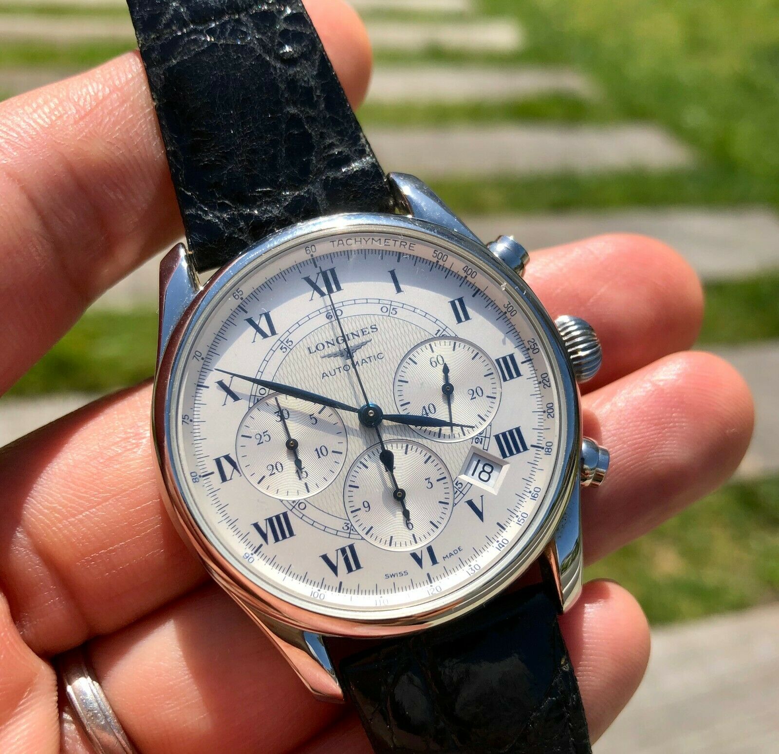 LONGINES Weems chronograph L2.622.4 Automatic winding Men s