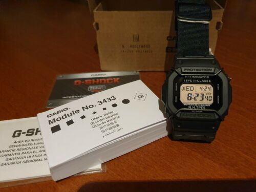 N.HOOLYWOOD × G-SHOCK DW-D5600NH-1JR N. Hoolywood x G-Shock DW-D5600NH-1 with Nylon Band (U.S.