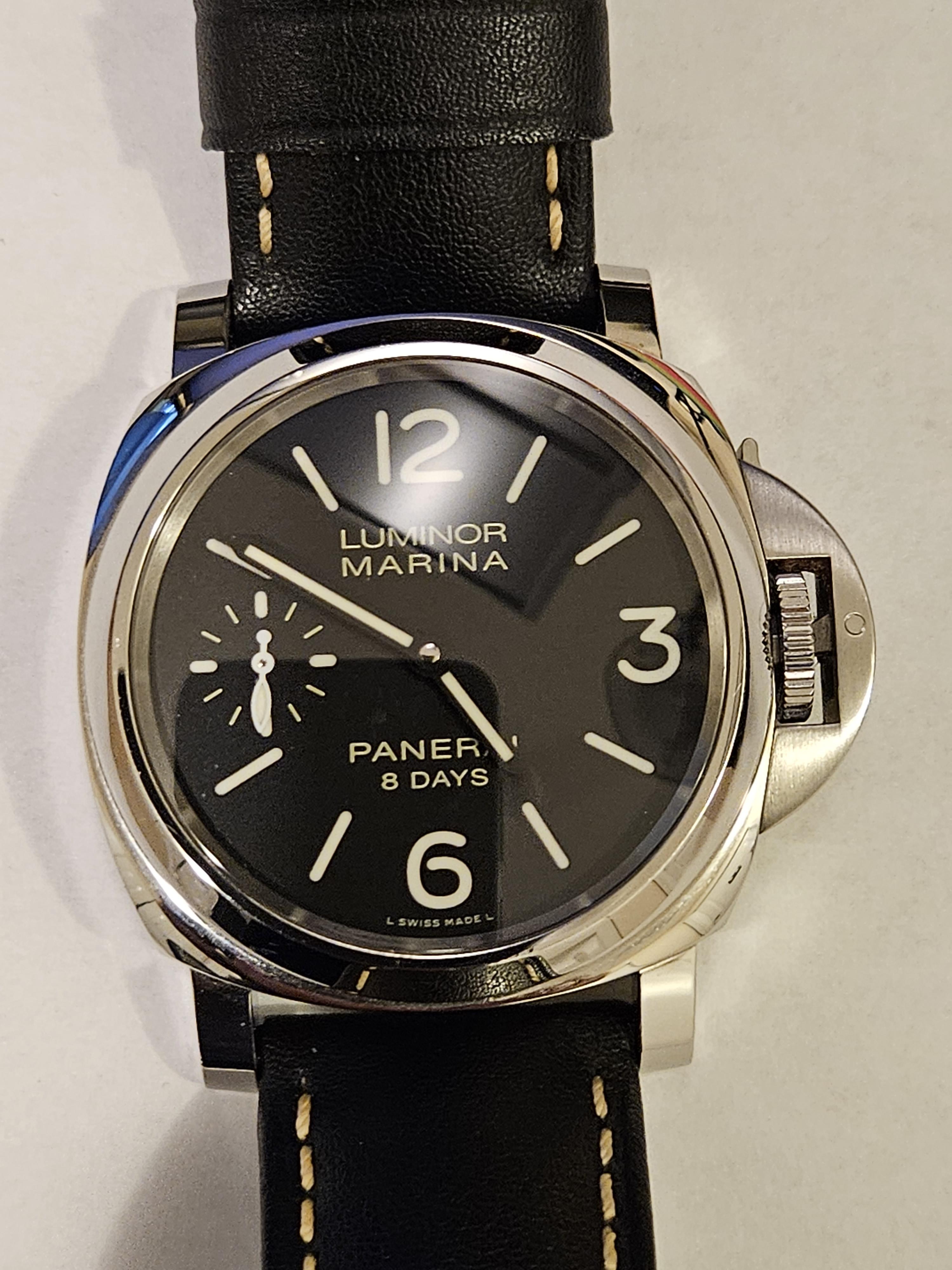 WTS Panerai PAM 00510 Luminor Marina 8 Days Hand wound