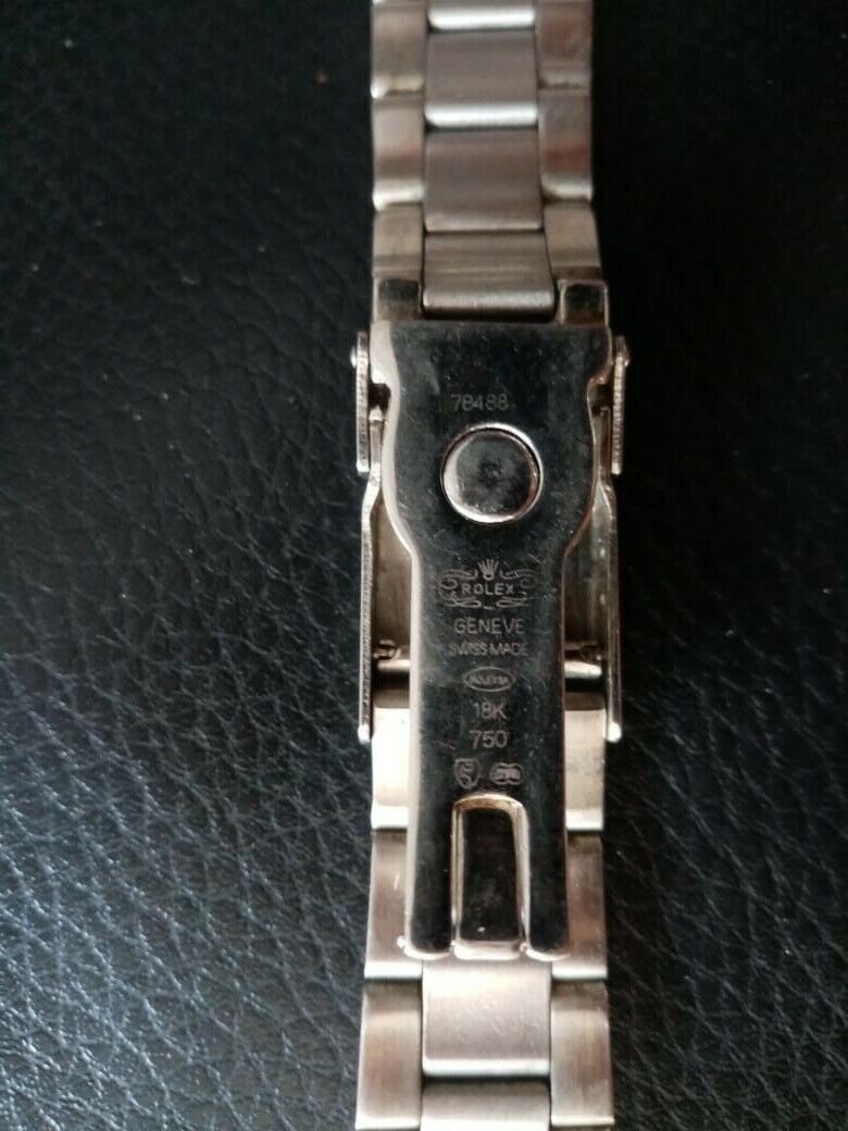 Rolex 20mm Geneve bracelet 78488 750 End link 455b made |