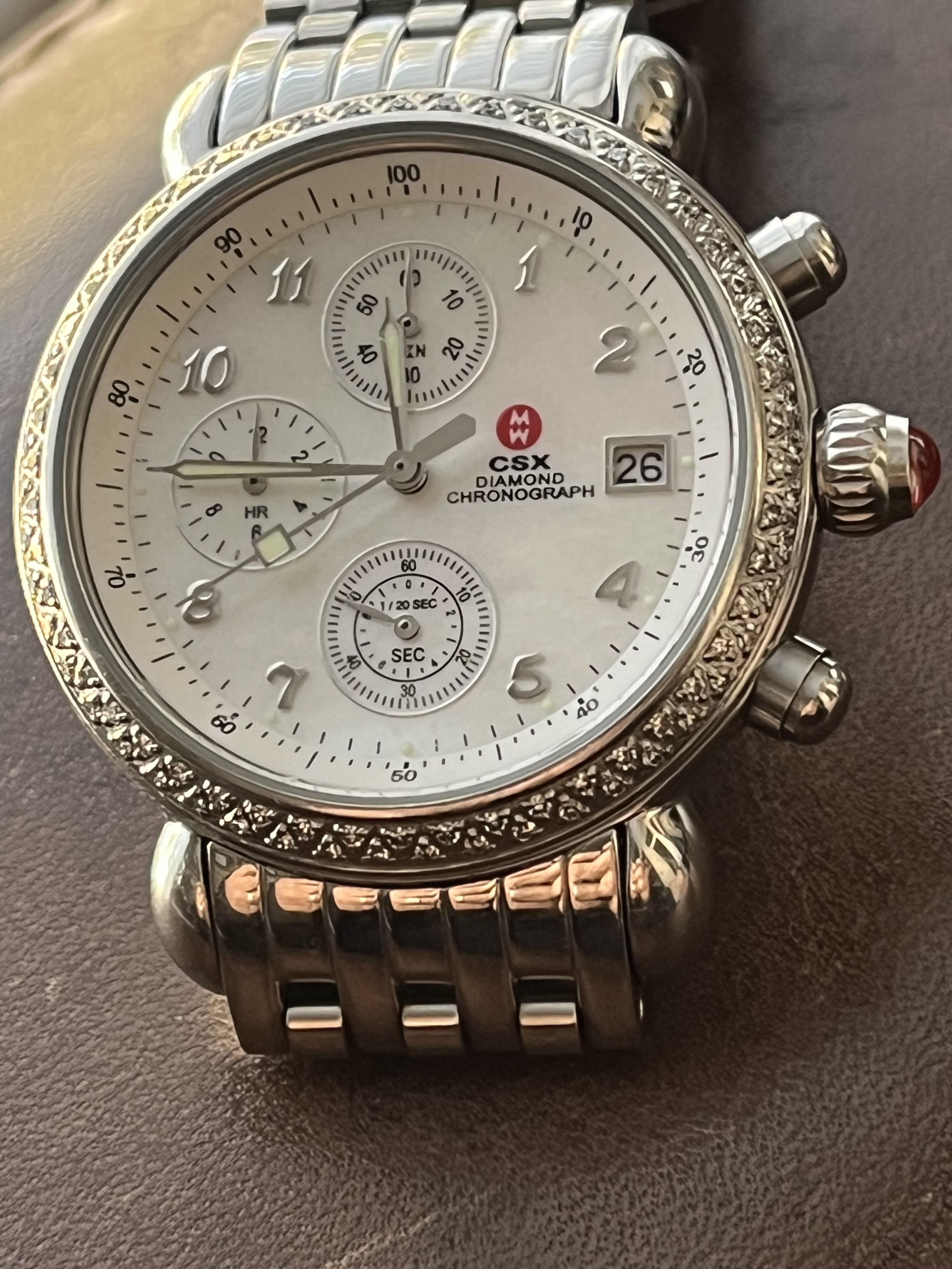 Csx diamond chronograph hot sale watch price