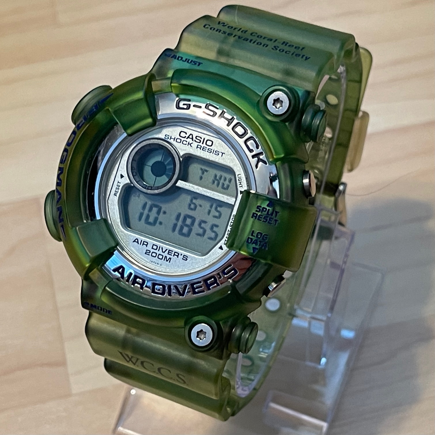 WTS] Casio G-Shock DW-8201WC-2T WCCS Frogman Kermit Green Jelly