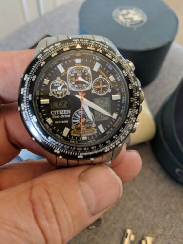 Citizen Promaster Skyhawk Eco Drive WR200 U600-S041341 Excellent