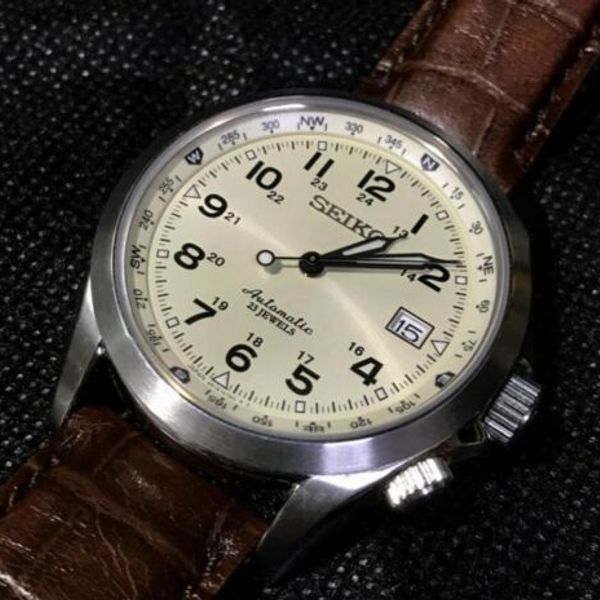 Seiko SARG005 Field Watch 6R15 Discontinued White Alpinist from japan |  WatchCharts