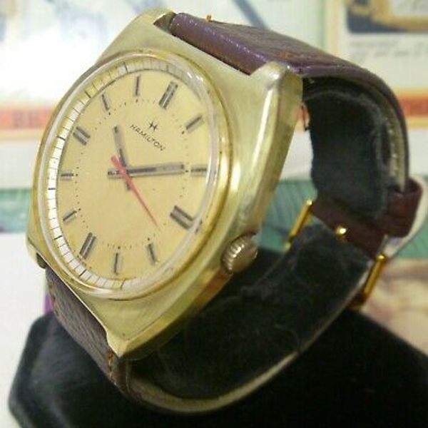 HARD TO FIND 1970 Hamilton Gents 17J Ref 6880144 38mm JUMBO Case RUNS