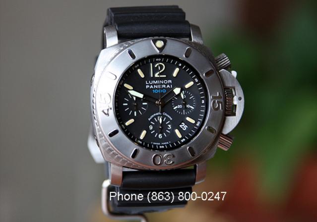 FS Panerai PAM 187 00R Submersible Chronograph 1000 meter 47 mm