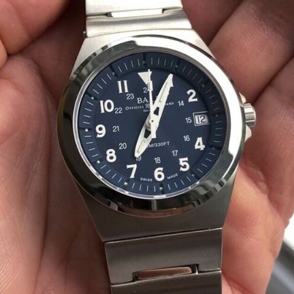 Ball Railroader Blue Swiss Made Quartz Watch NM1019CBE WatchCharts