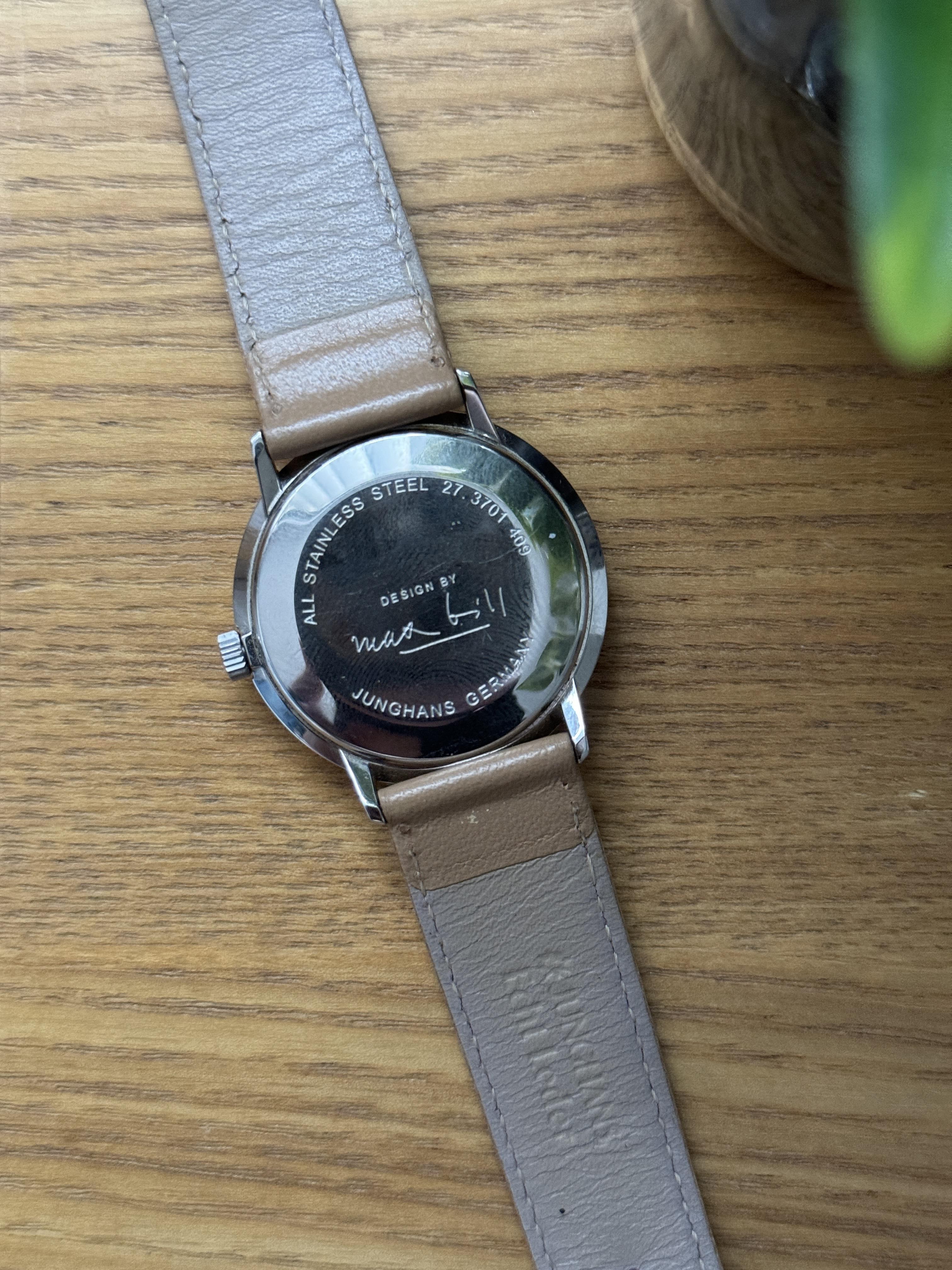 WTS Junghans Max Bill 34mm Manual Wind 500 WatchCharts