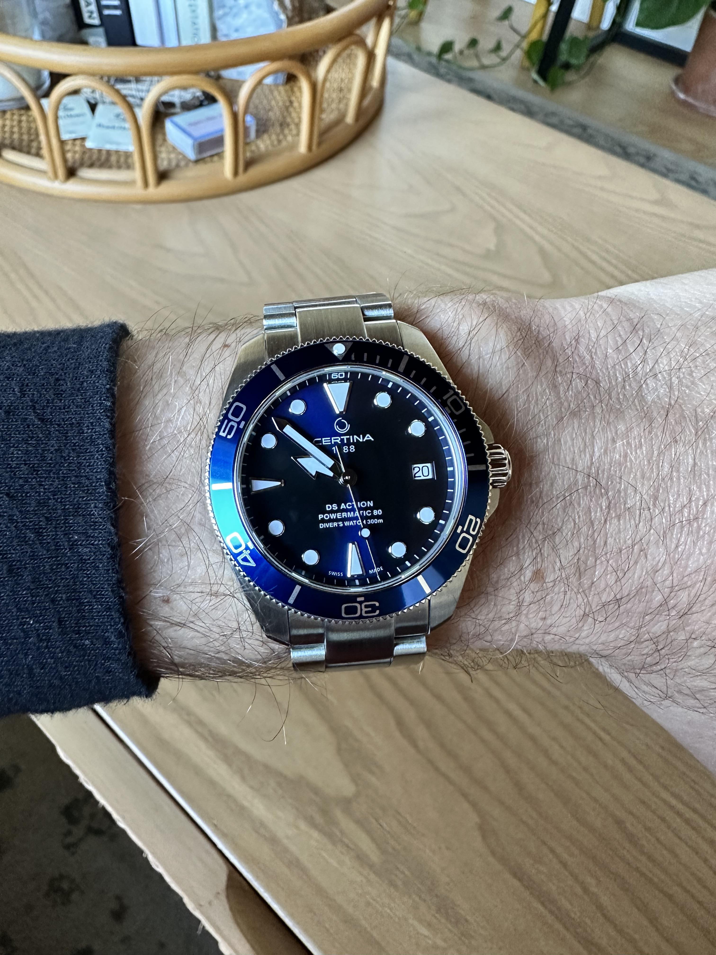 Certina diver sale blue