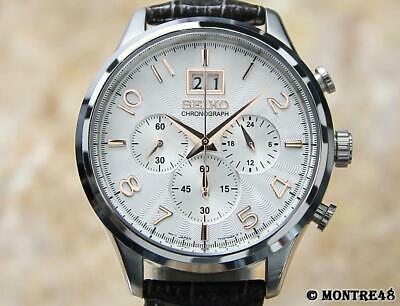 Seiko 7T04-0AE0 Large 42mm Men Stainless Steel Japanese