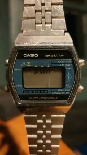 casio alarm chrono lithium