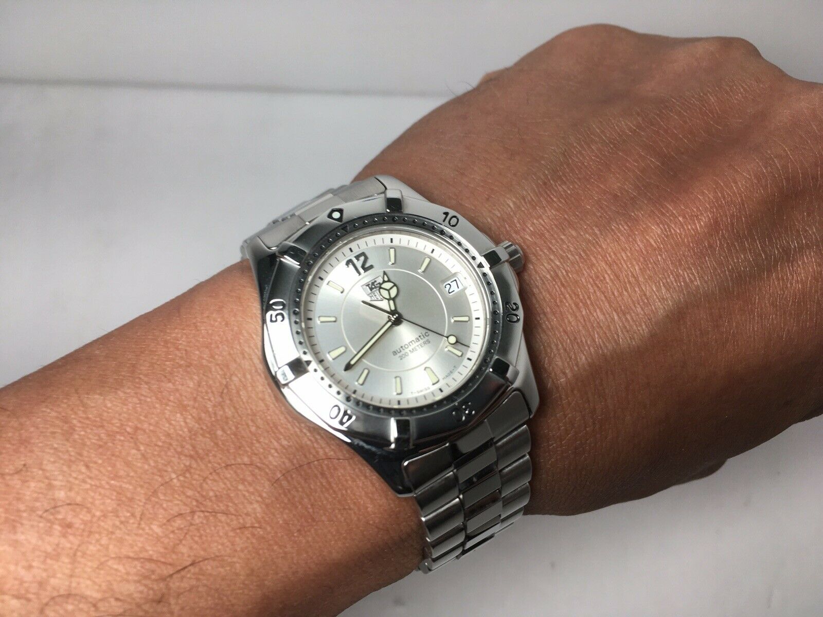 Tag Heuer 2000 Series WK2116 Stainless Steel Automatic Silver Dial 