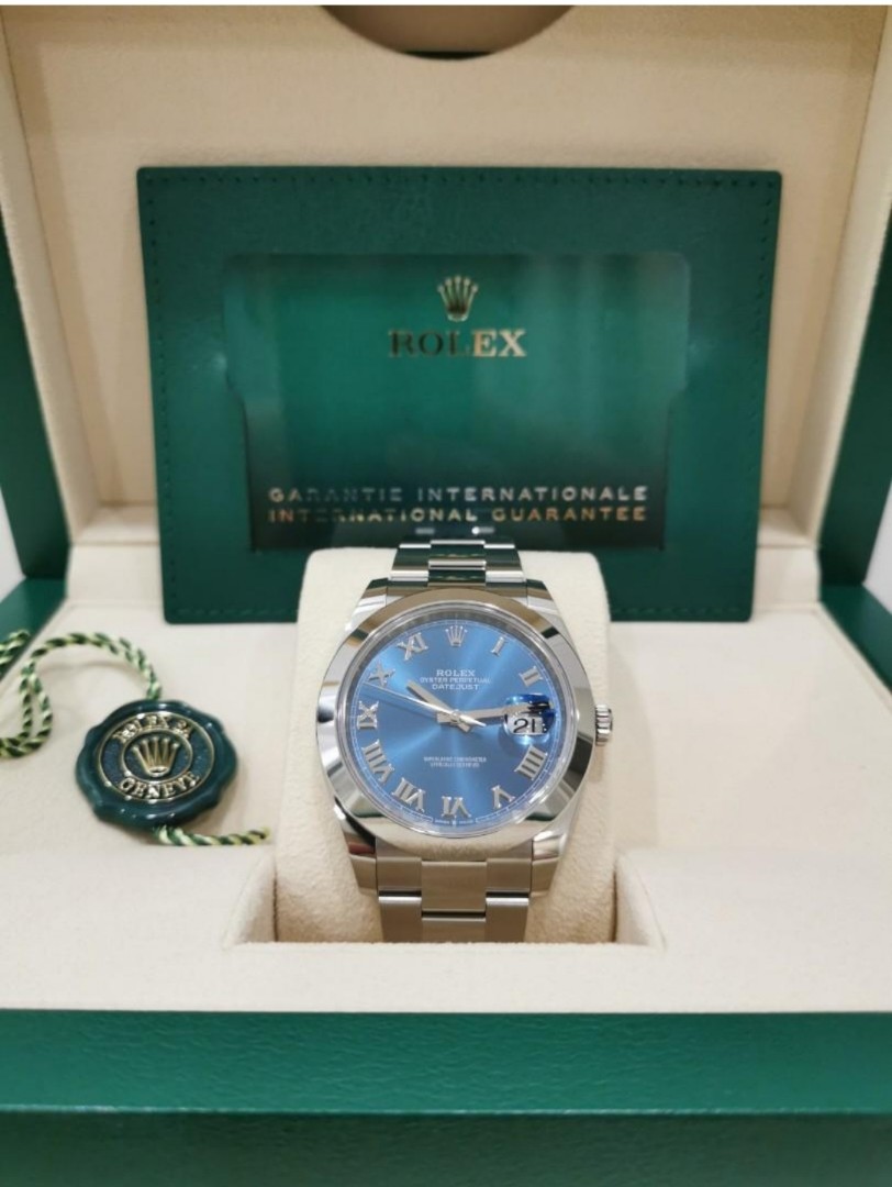 CHEAPEST Rolex Datejust 126300 Roma Blue Dial WatchCharts