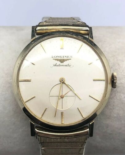 Vintage Longines Automatic 19A 10K GF Case 17J Gents Wrist Watch