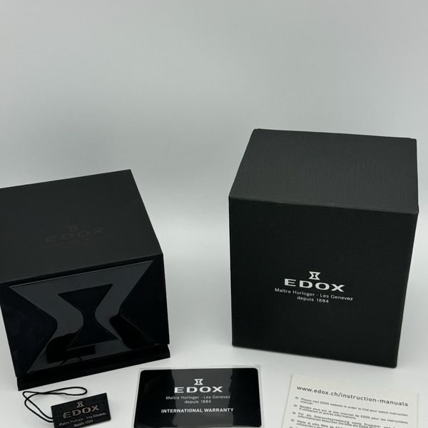 EDOX GRAND OCEAN AUTOMATIC DAY DATE 83006 3CA NIN! *FULL SET ...