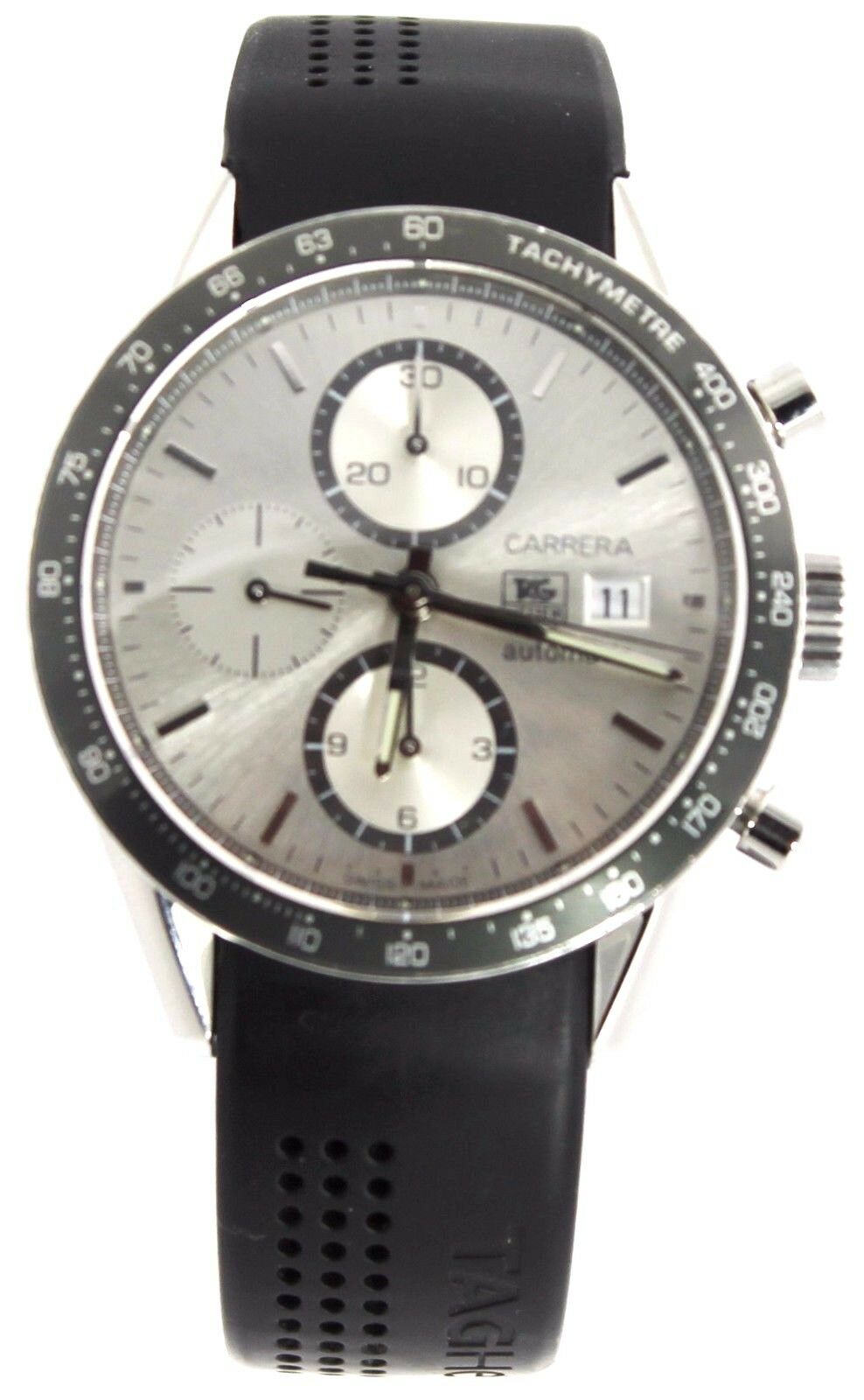 Black Aluminum Bezel Insert For TAG Heuer Carrera CV2010 CV2011 CV2013 CV2014 CV2015 CV2017 - Ewatchparts
