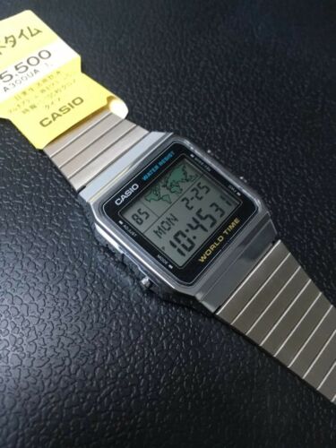 Casio A300u World Time Vintage Circa 1985 Superb Condition Made In