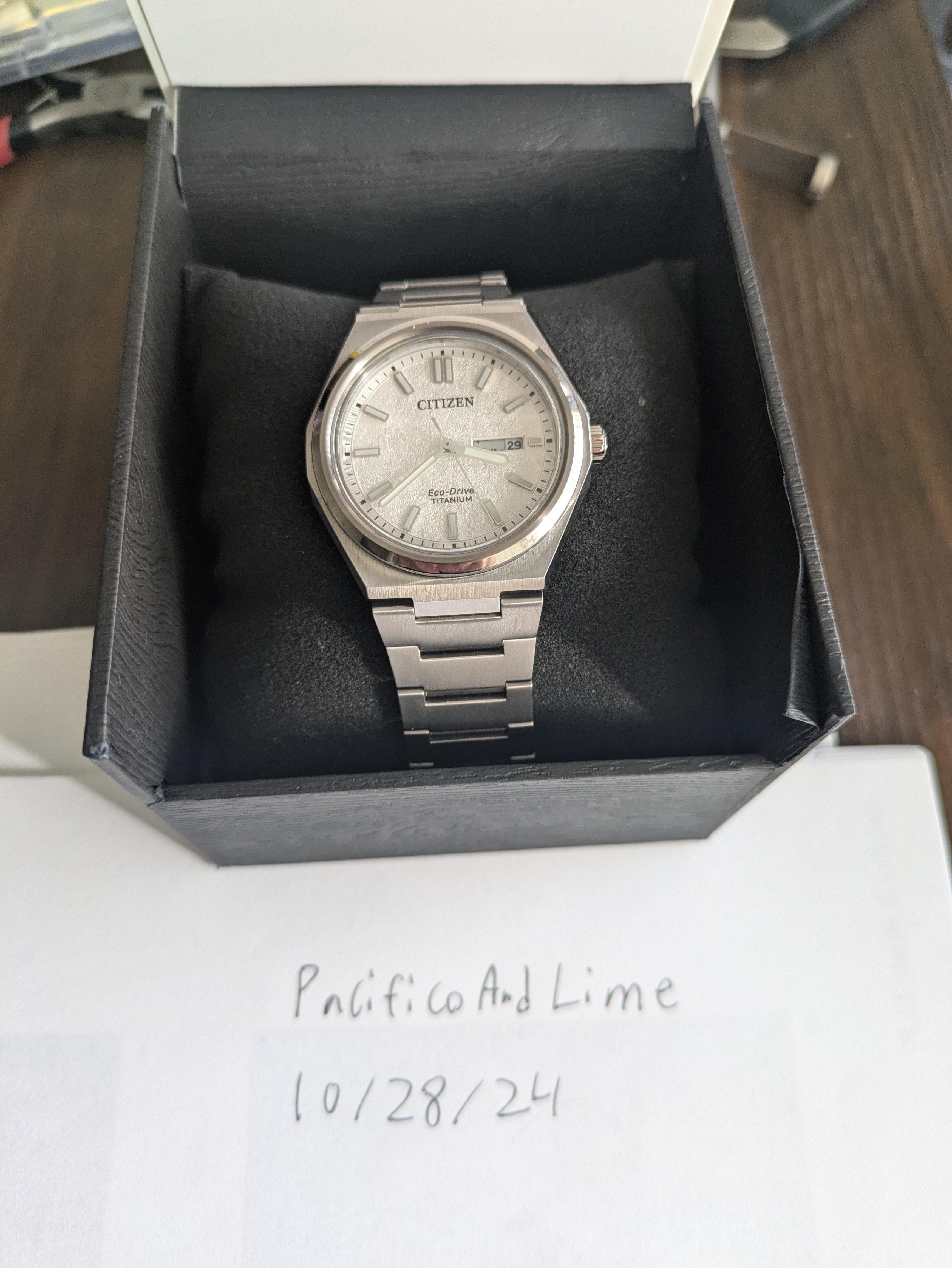 WTS] Citizen Zenshin Three-hand White | WatchCharts Marketplace