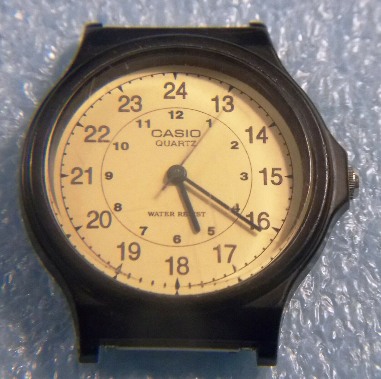 casio 24 hour analog watch