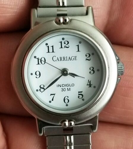 carriage indiglo watch