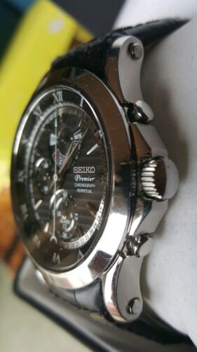 Seiko Premier SPC053P1 Chronograph Perpetual Calender 7T86