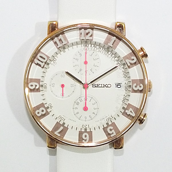 SEIKO Seiko 7T92-0TM0 Sottsass Associates Chronograph Quartz Wristwatch  Limited to 1000 [Free Shipping] [Pawn Shop Kantei Station Yokohama Konan  Store] Used Used AB | WatchCharts Marketplace