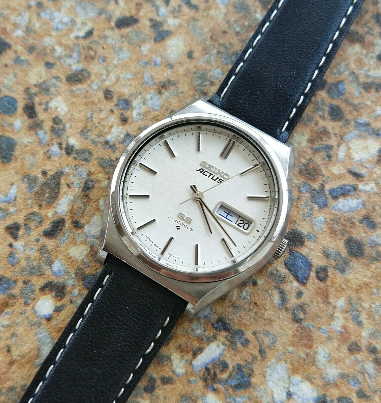 SEIKO 5 ACTUS 21 JEWELS men's Watch VINTAGE automatic | eBay