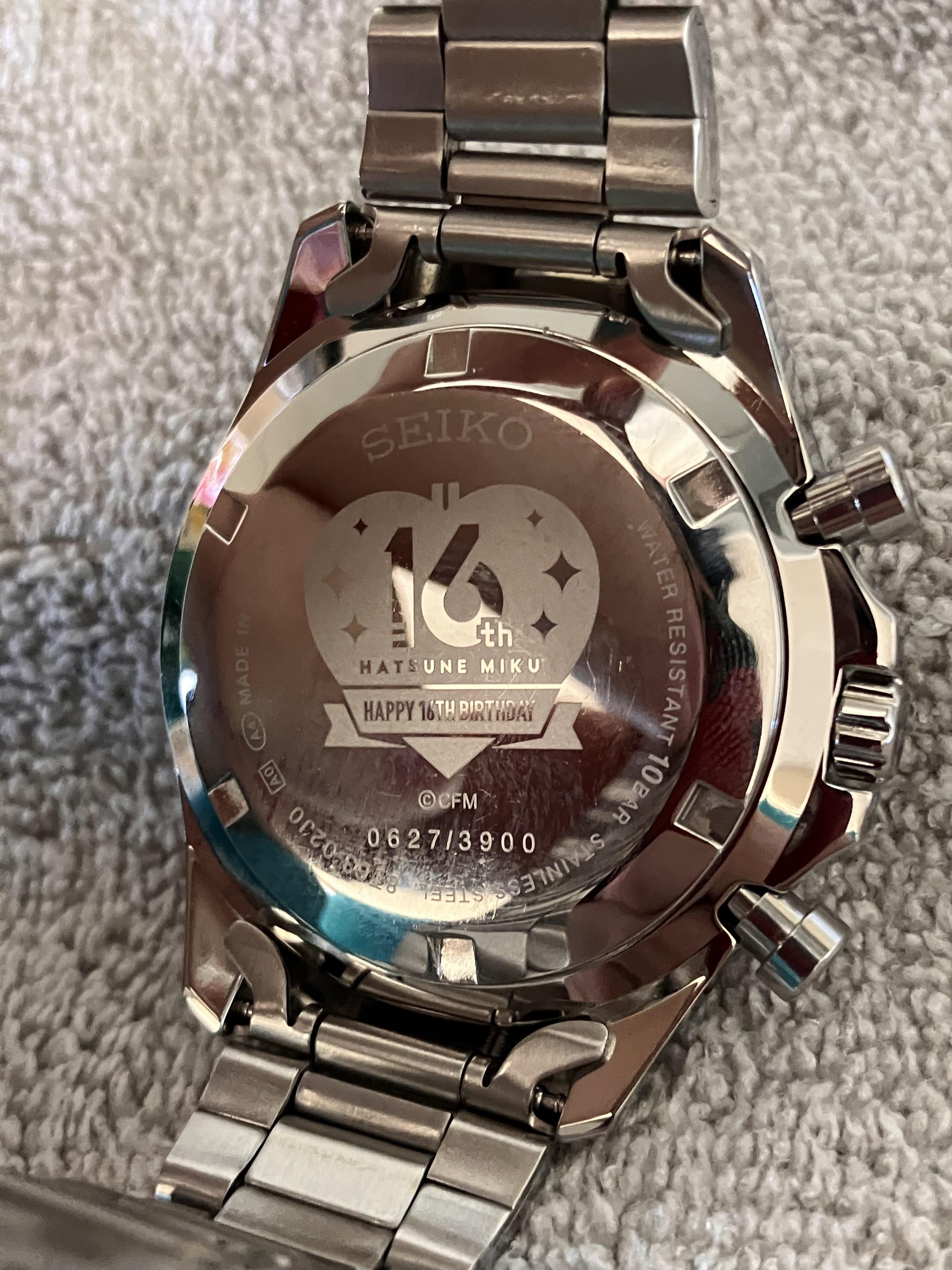WTS] Seiko Hatsune Miku 16th birthday watch. | WatchCharts Marketplace
