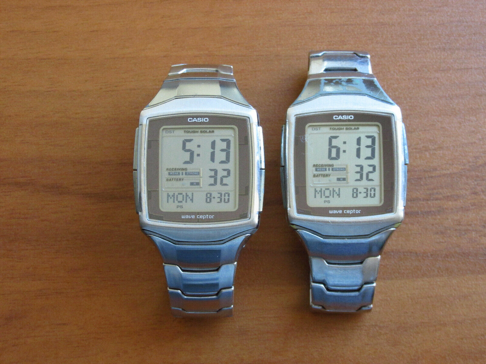 VINTAGE CASIO WVH-500J WAVE CEPTOR-USA/JAPAN SOLAR