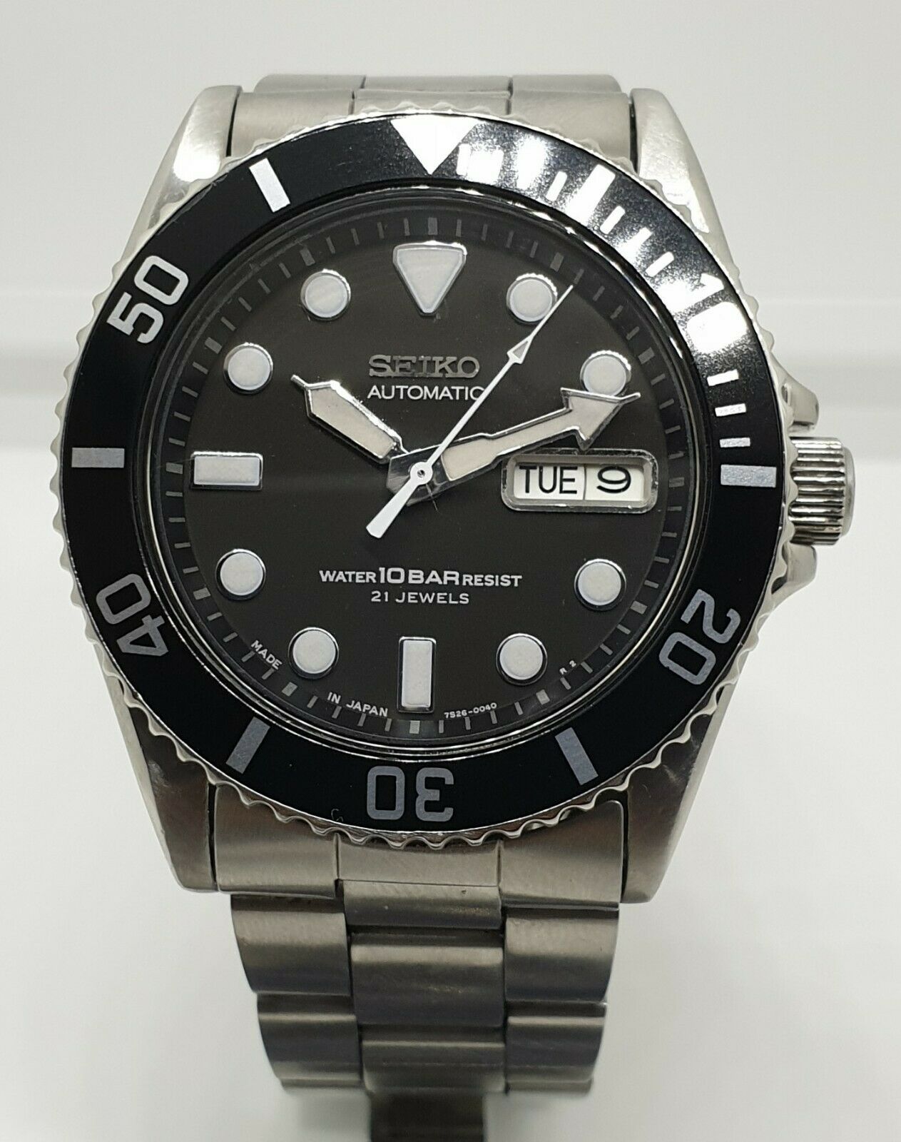 【SEIKO】セイコー 『SKX031』7S26-0040 10BAR ダイバー Seiko SKX031 7s26-0040 Dive Watch - Seiko Automatic Watch