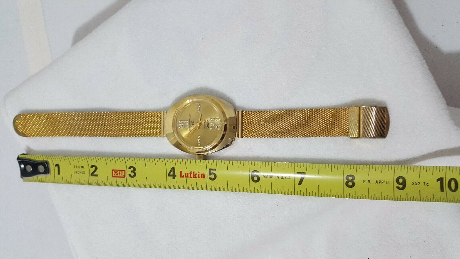 Seiko Electra Vintage 360 Unbreakable Mainspring Gold Tone With