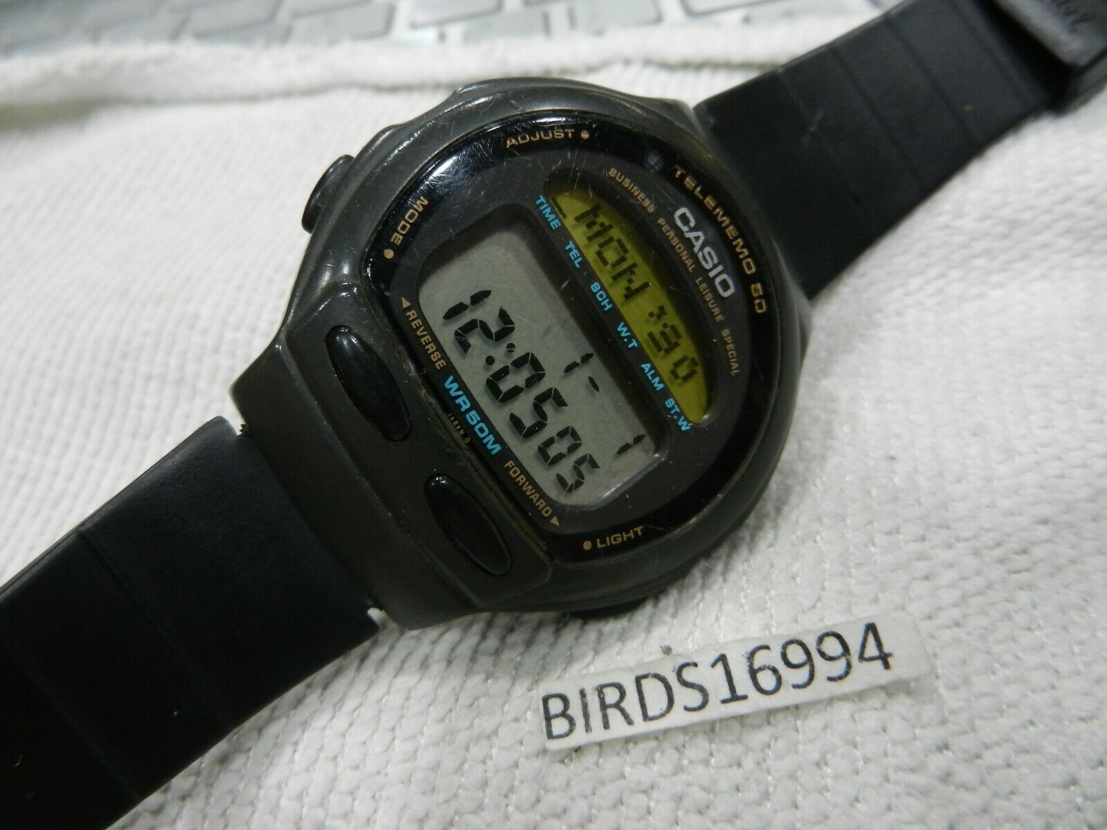 VINTAGE Rare Casio TELEMEMO 50 DB 56W digital Watch module 965 Vintage NEW BAT WatchCharts Marketplace