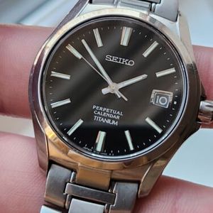2013 JDM, SEIKO, PERPETUAL CALENDAR, TITANIUM, MENS Watch