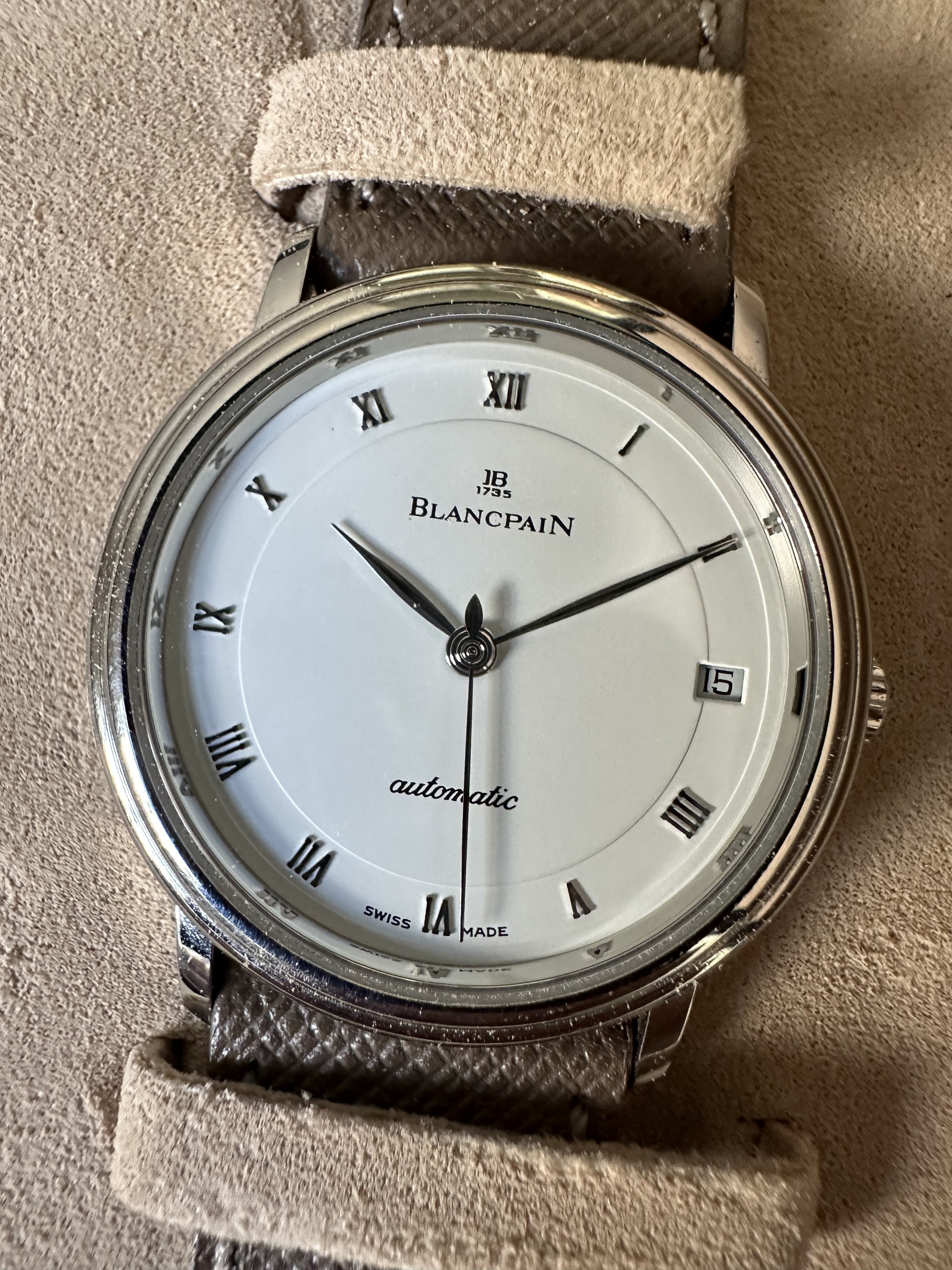 Neo vintage Blancpain Villeret Steel WatchCharts