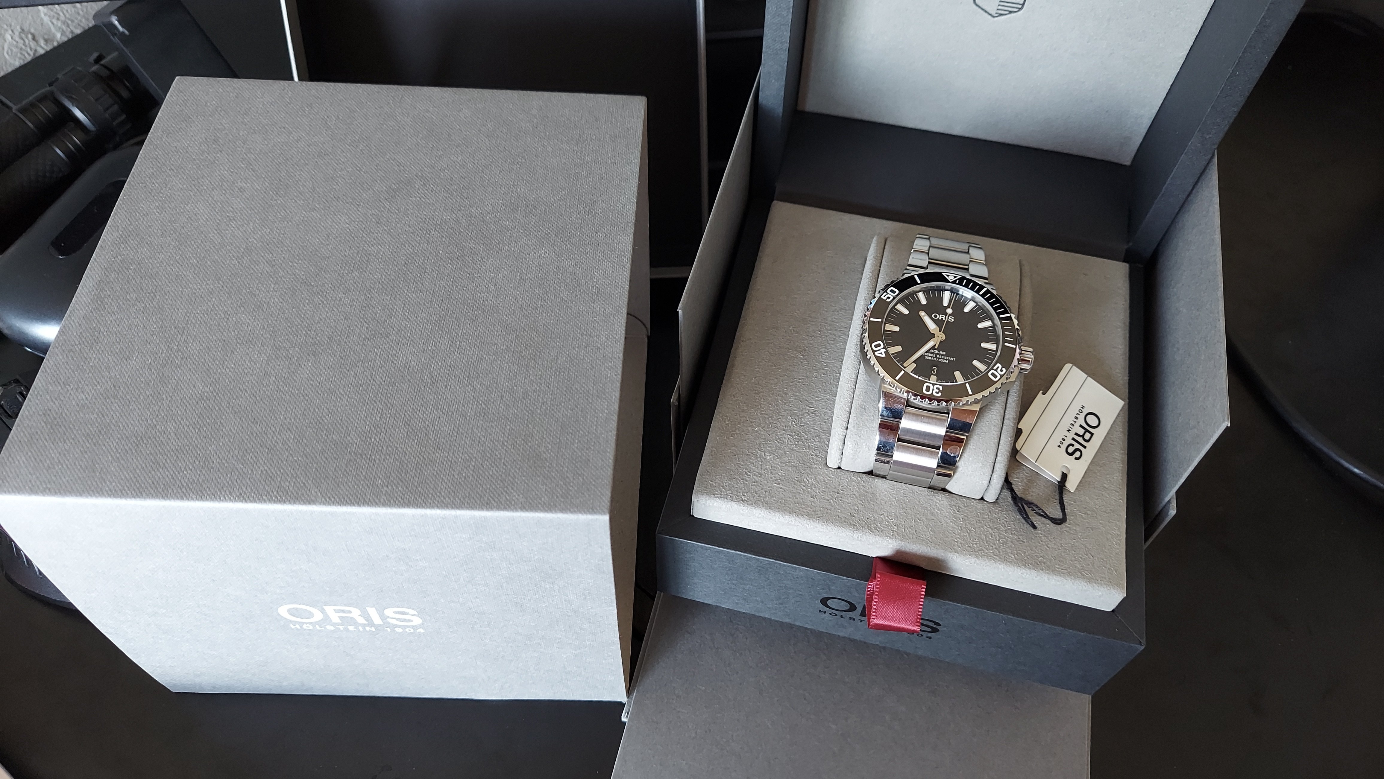 [$1,300 USD] FS: Oris Aquis Date 43.5mm SW200 01 733 7730 4135-07 8 24 ...