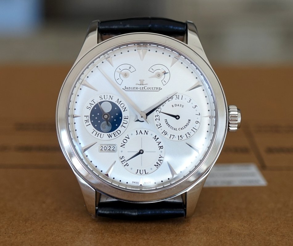 FSOT Jaeger LeCoultre Master 8 Days Perpetual Calendar Brand New