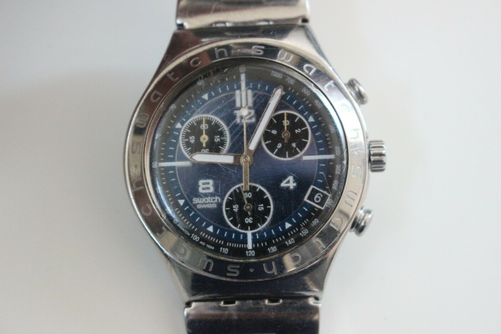 Swatch Irony Chronograph Aluminum FEARLESS YCS415GX