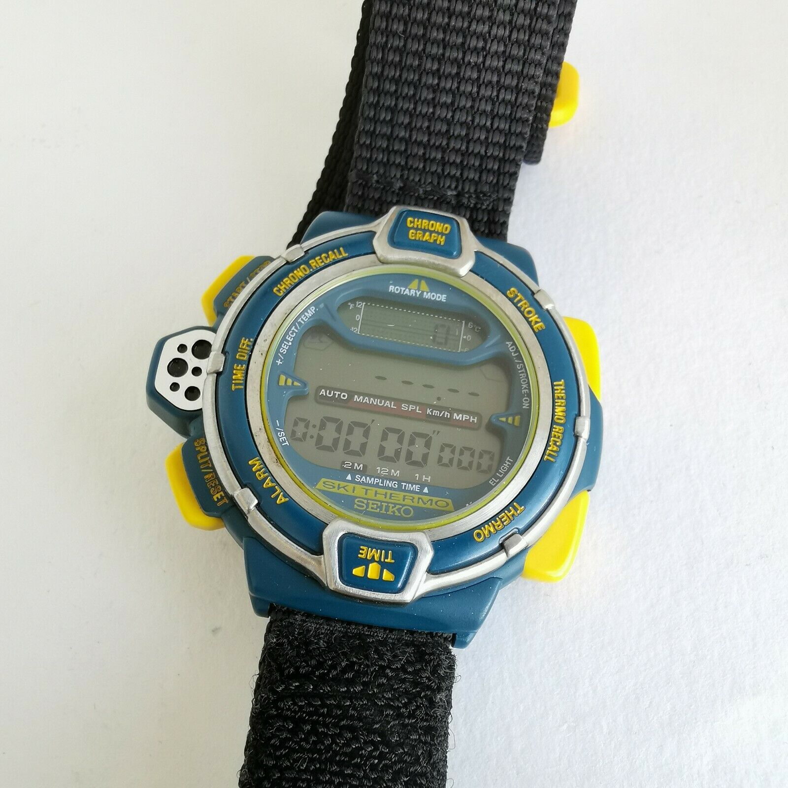 · · VINTAGE SEIKO SKI THERMO S820-6000 WATCH · · PART